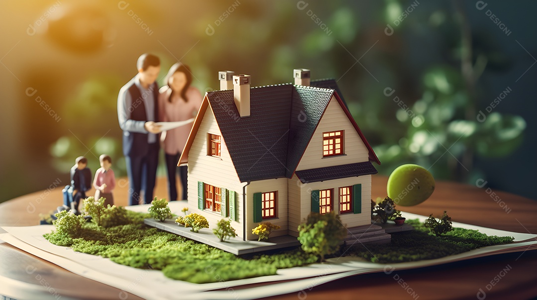 Conceito de investimento imobiliário comercial