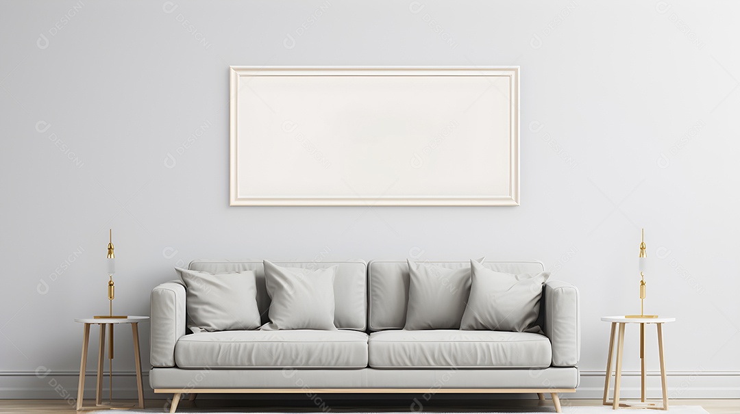 Sala de estar moderna linda