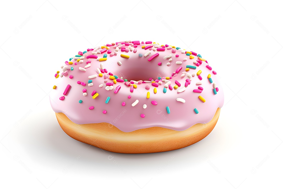 Donuts de chocolate de morango