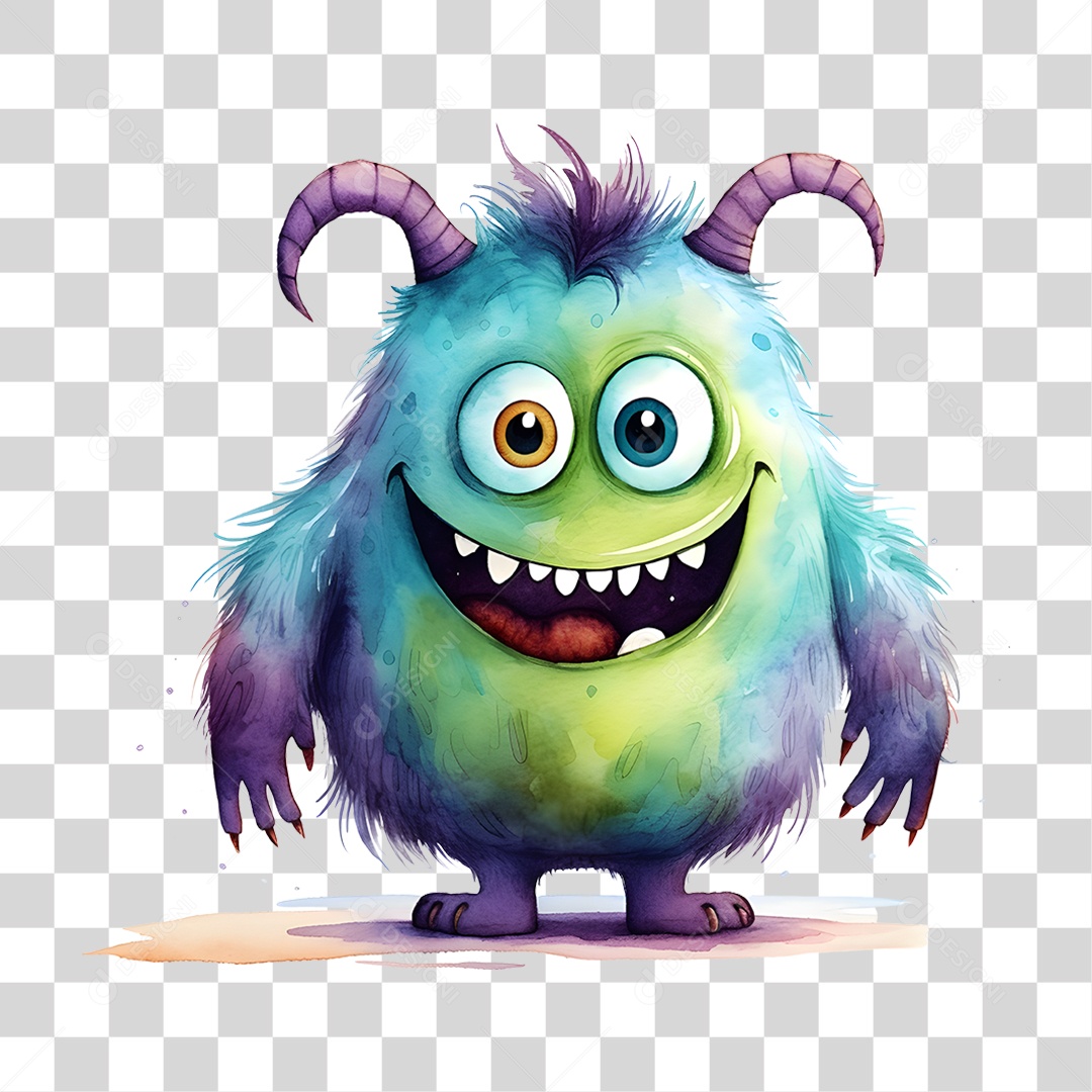 Monstros Mascotes PNG Transparente