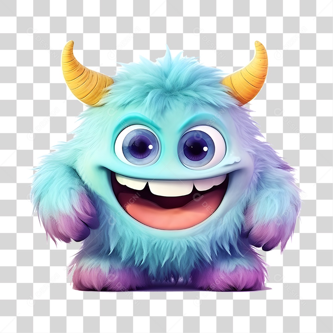 Monstros Mascotes PNG Transparente