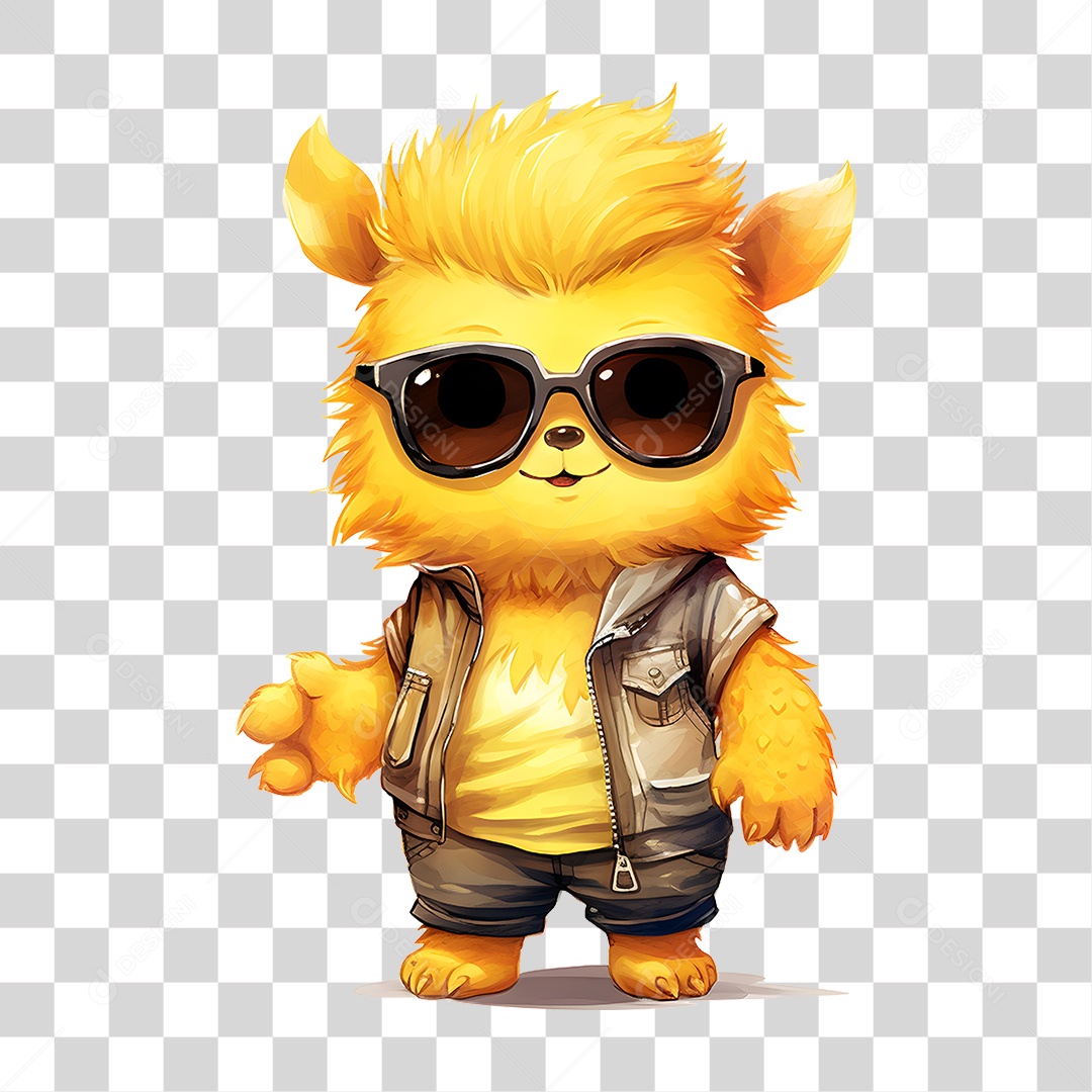 Monstros Mascotes PNG Transparente