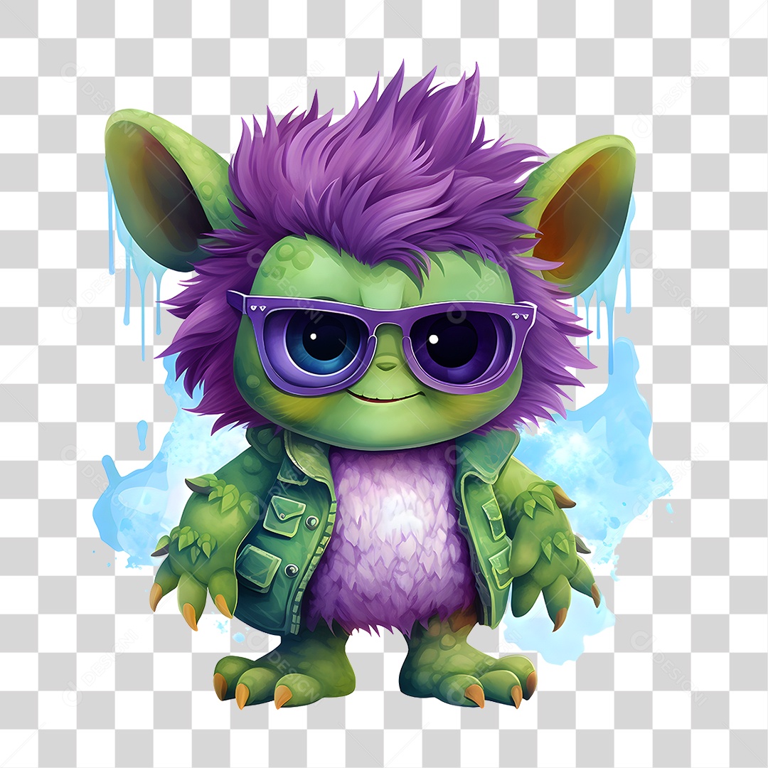 Monstros Mascotes PNG Transparente
