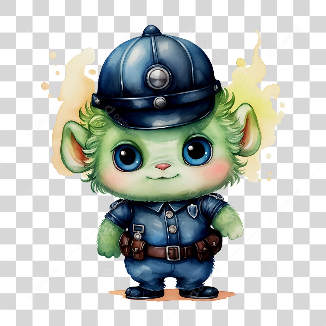 Monstros Mascotes PNG Transparente