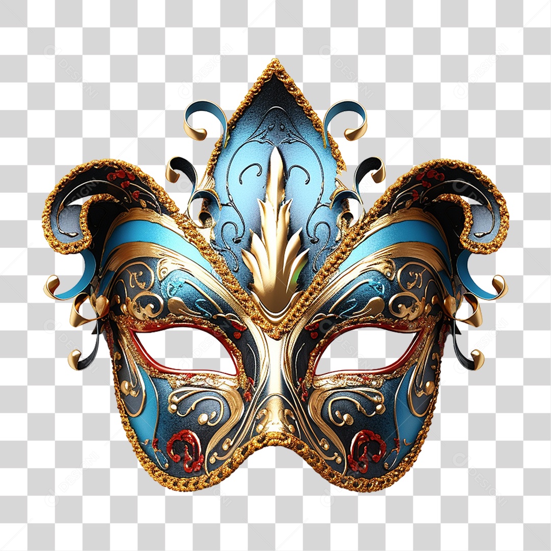 Máscara de Carnaval PNG Transparente