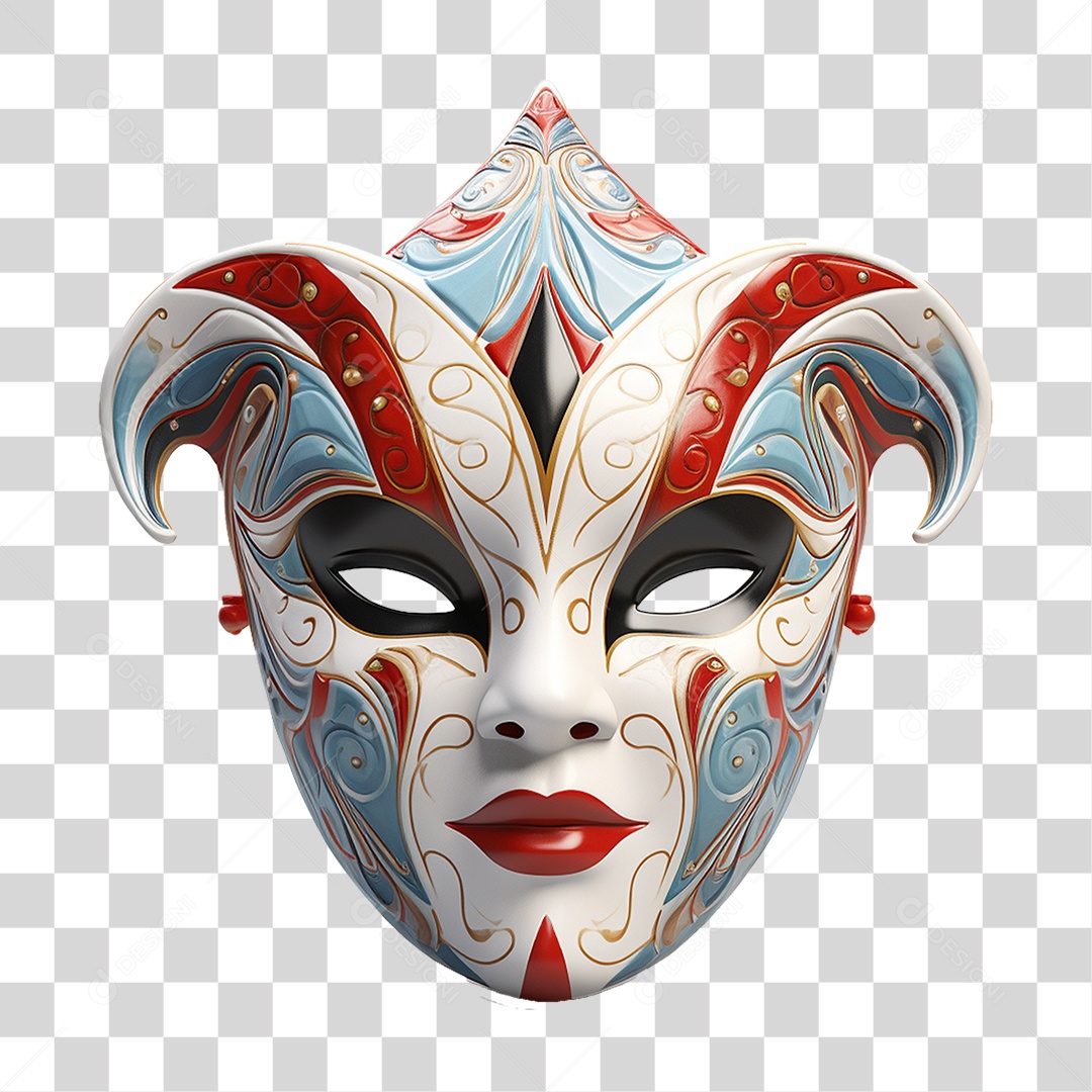 Máscara de Carnaval PNG Transparente