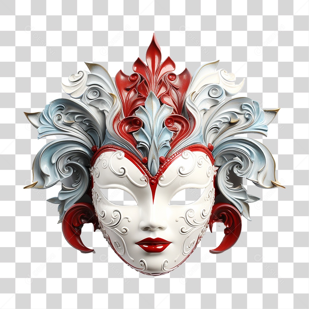 Máscara de Carnaval PNG Transparente