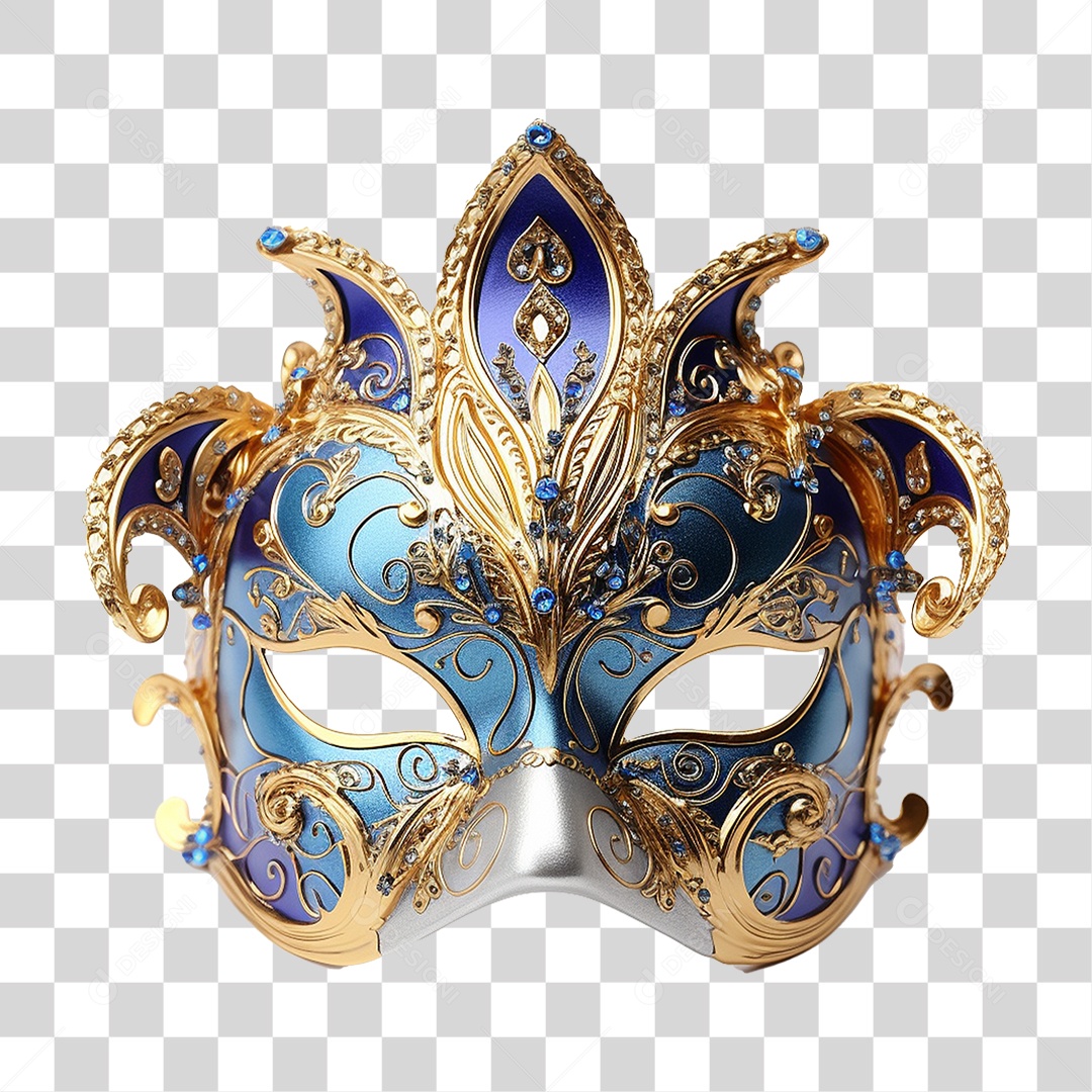 Máscara de Carnaval PNG Transparente