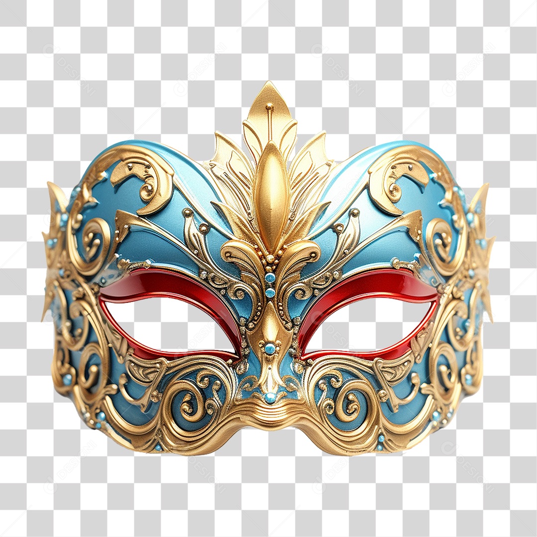 Máscara de Carnaval PNG Transparente