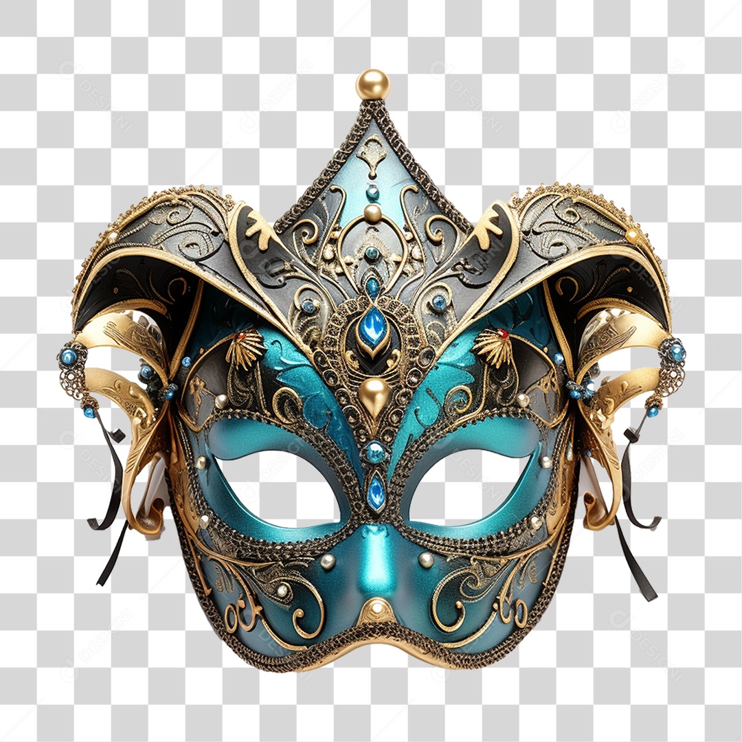 Máscara de Carnaval PNG Transparente