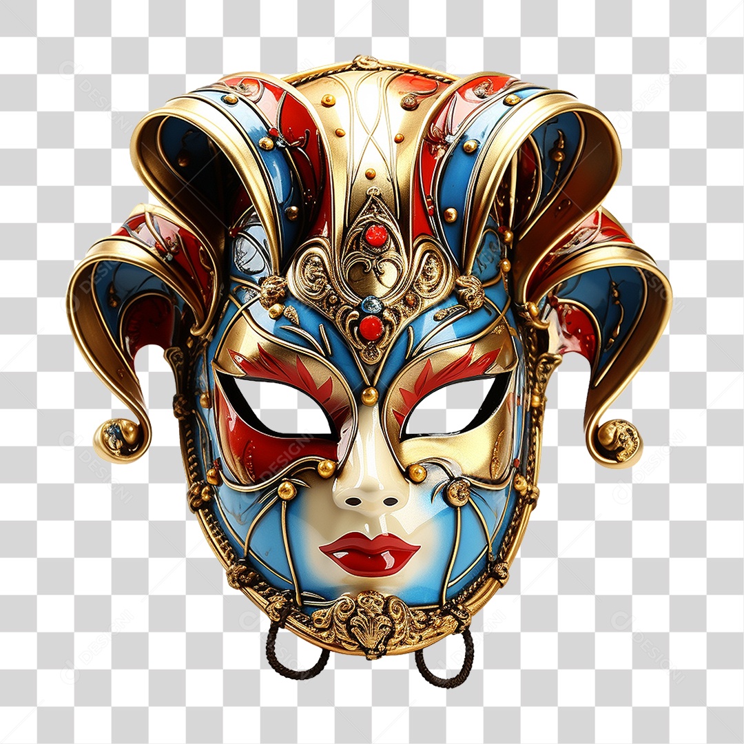 Máscara de Carnaval PNG Transparente