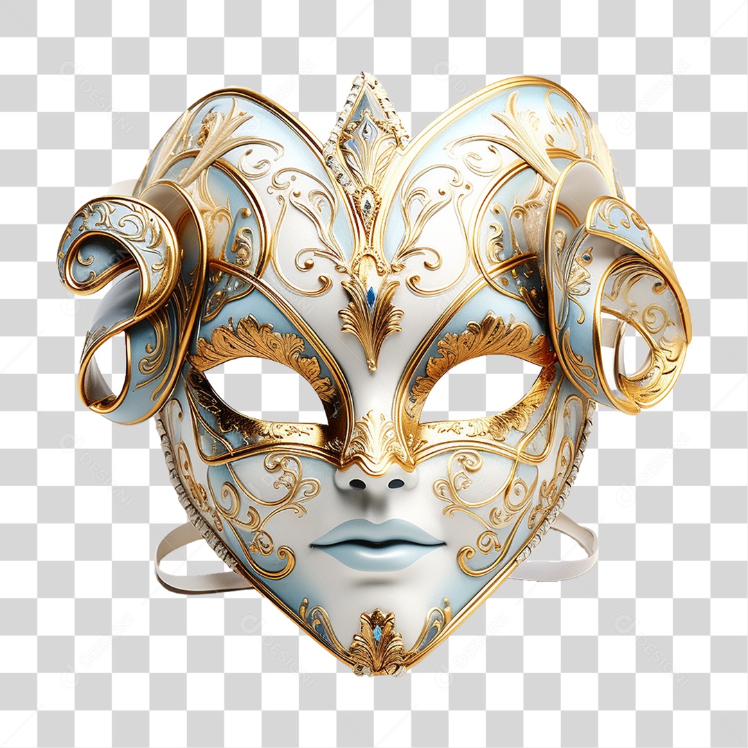 Máscara de Carnaval PNG Transparente
