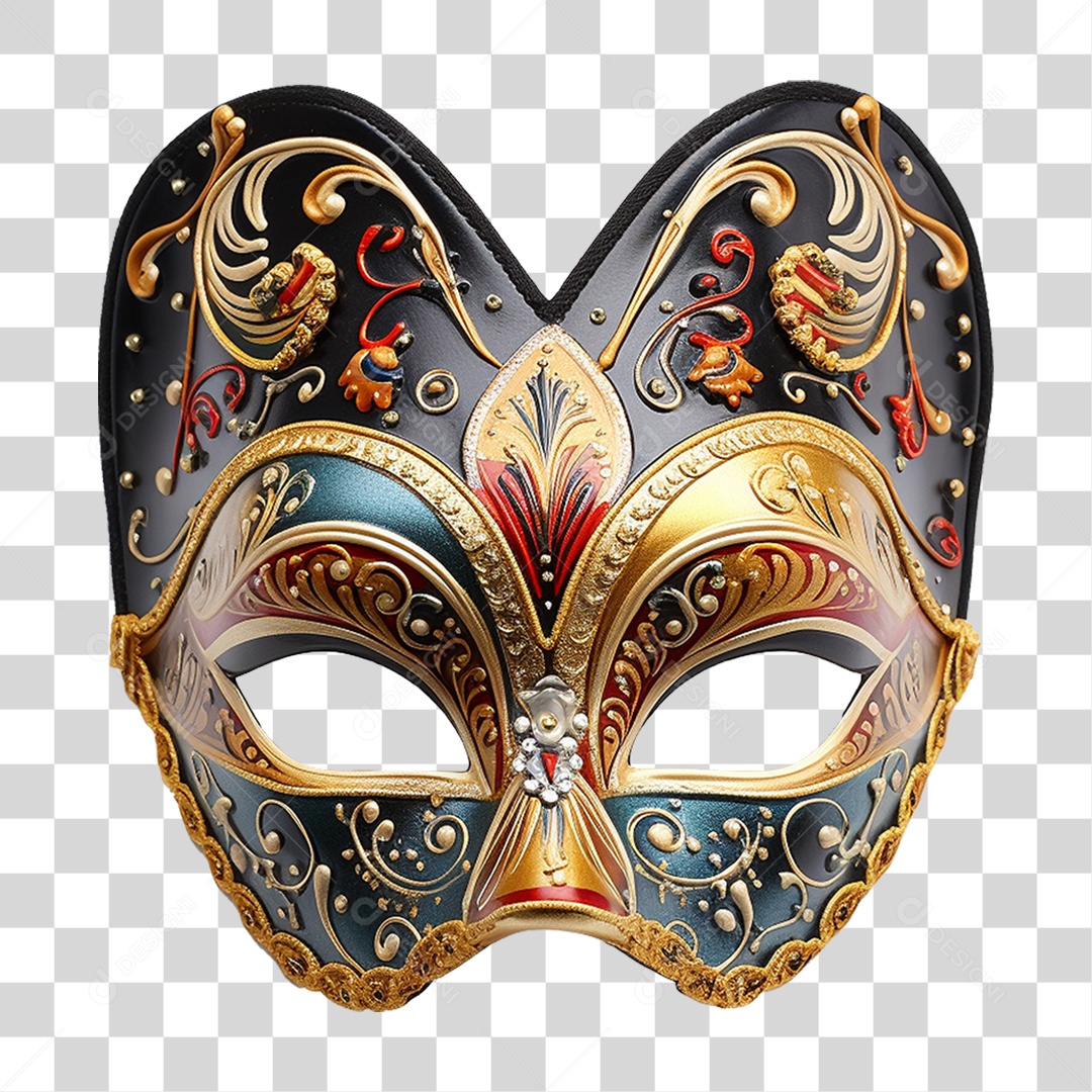Máscara de Carnaval PNG Transparente