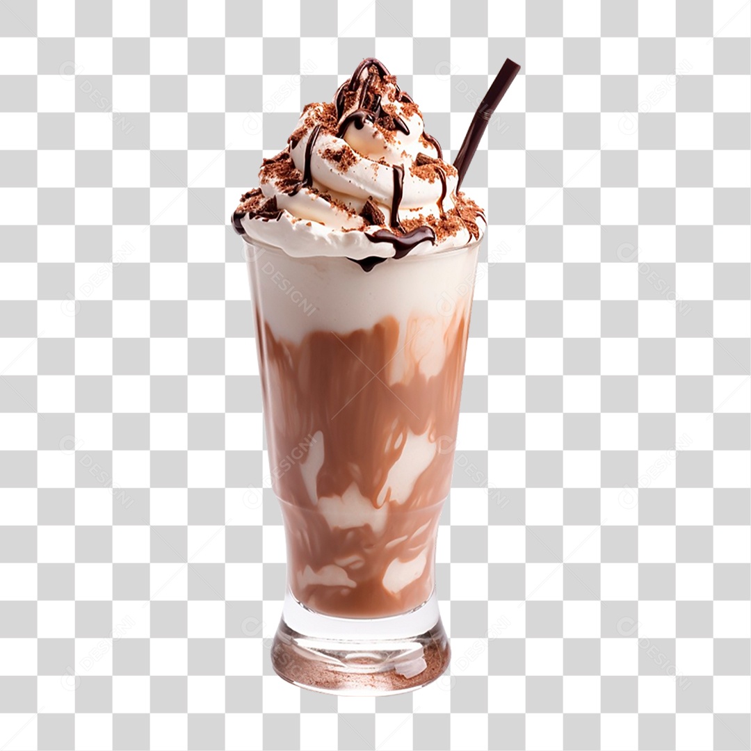 Milk-shake Chocolate PNG Transparente
