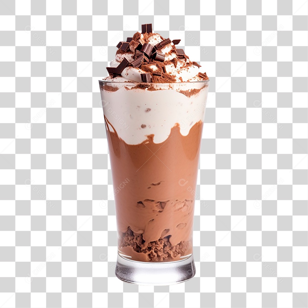 Milk-shake Chocolate PNG Transparente