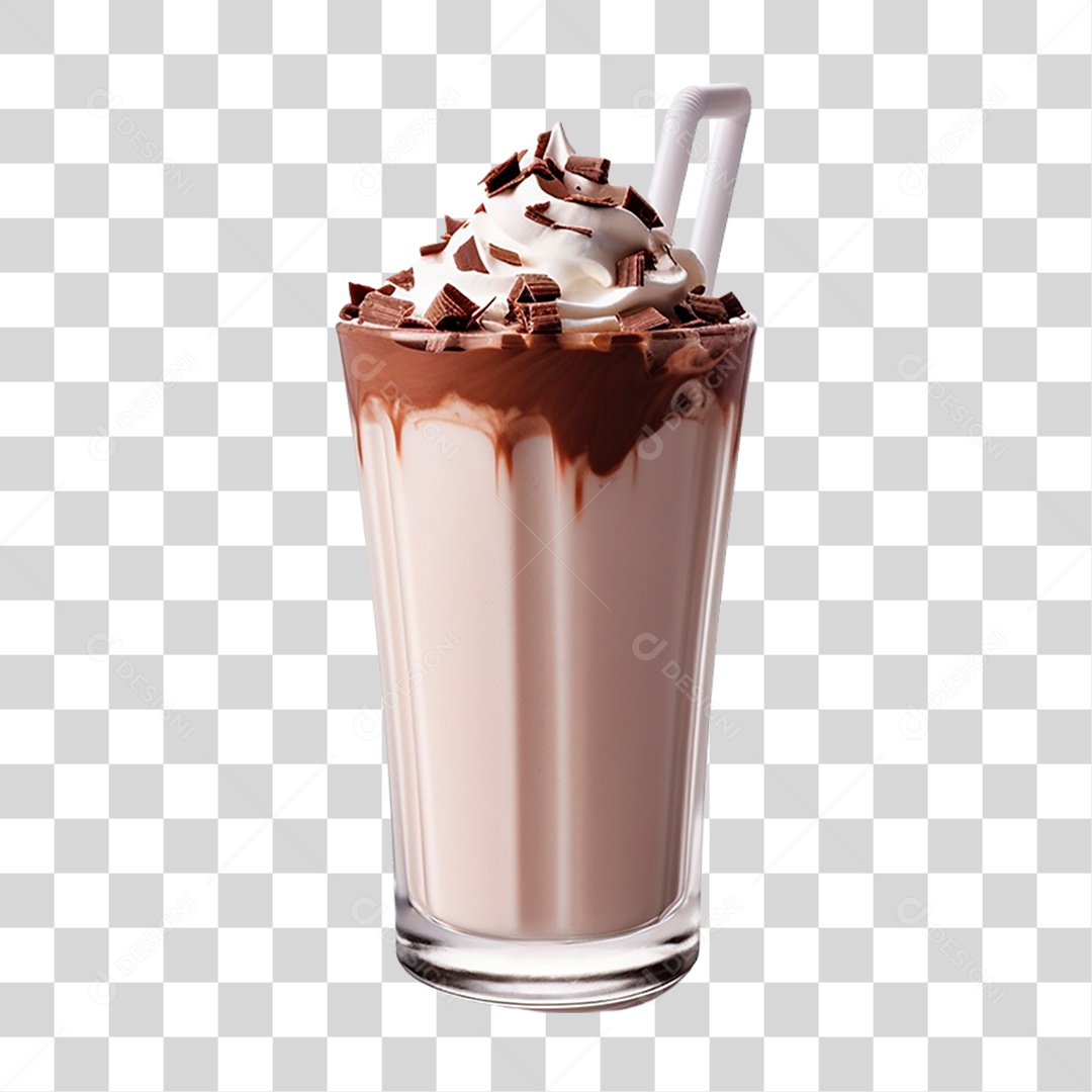 Milk-shake Chocolate PNG Transparente