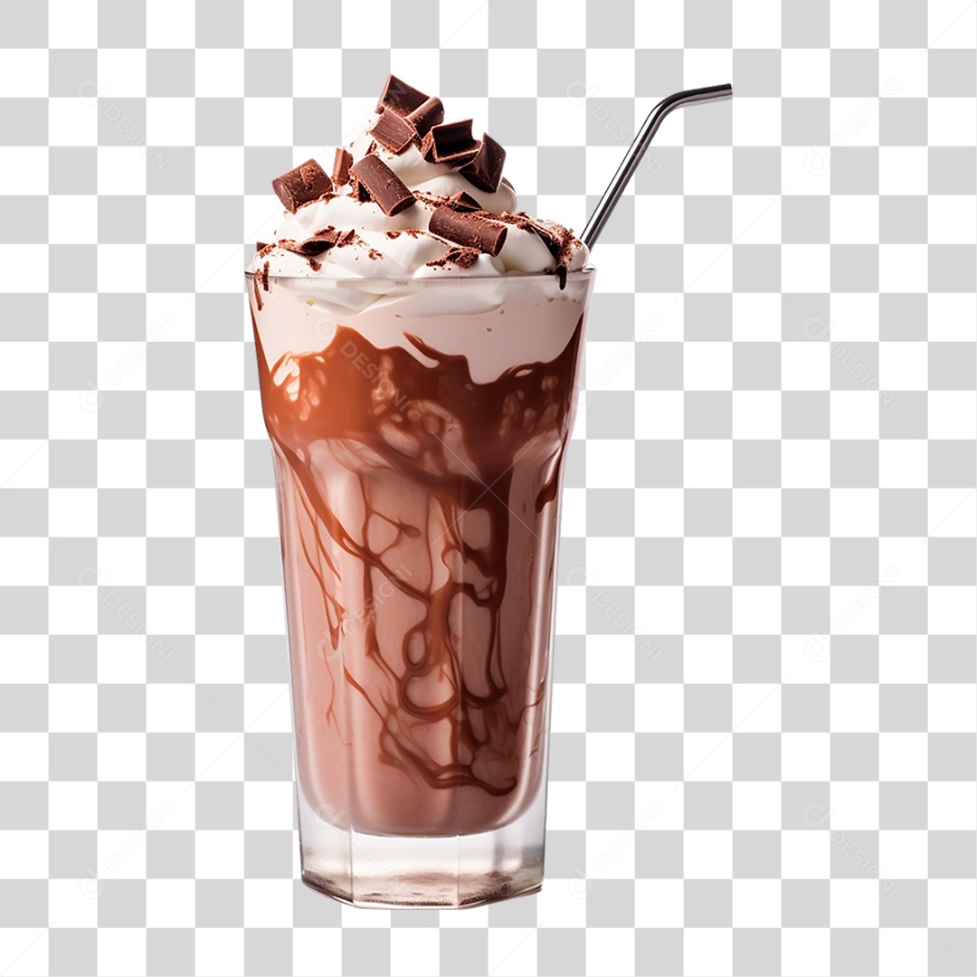 Milk-shake Chocolate PNG Transparente