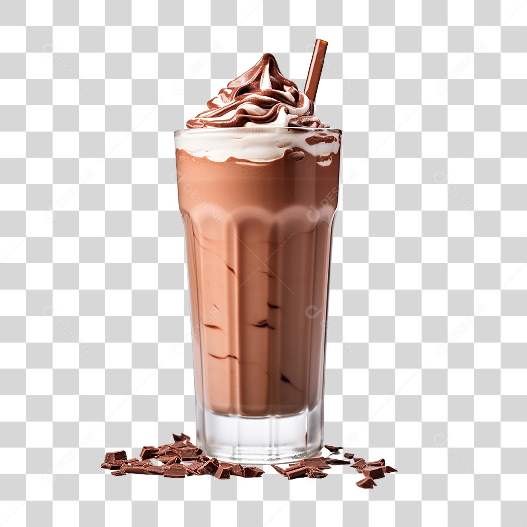Milk-shake Chocolate PNG Transparente