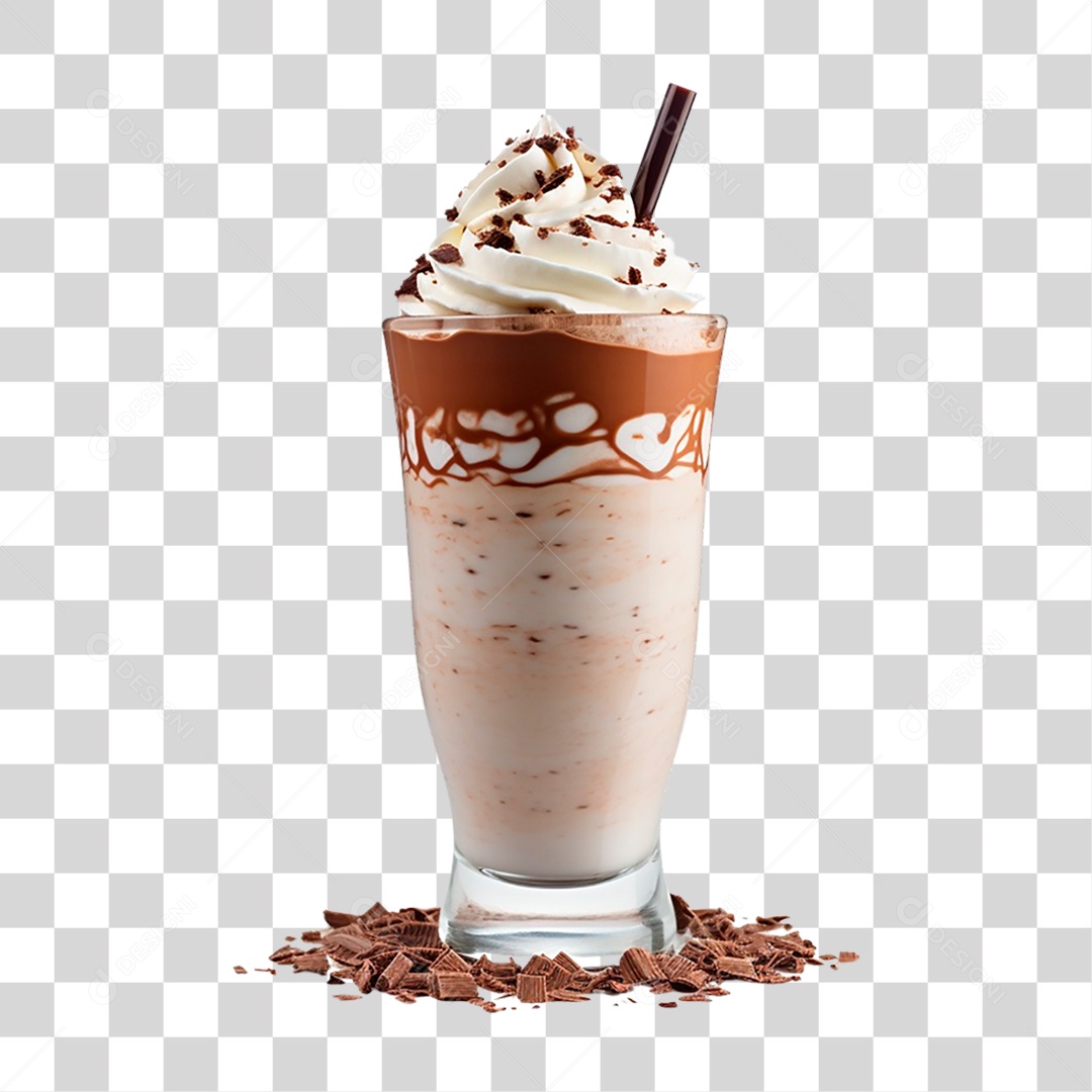 Milk-shake Chocolate PNG Transparente