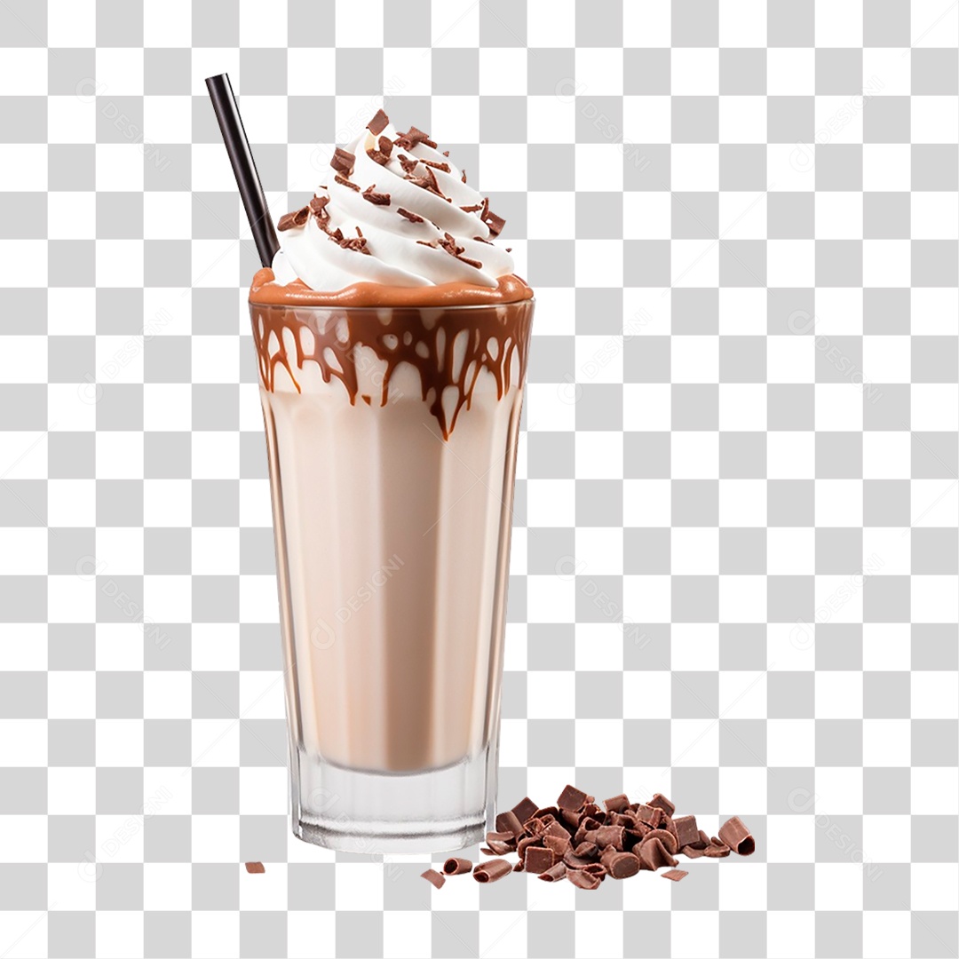 Milk-shake Chocolate PNG Transparente
