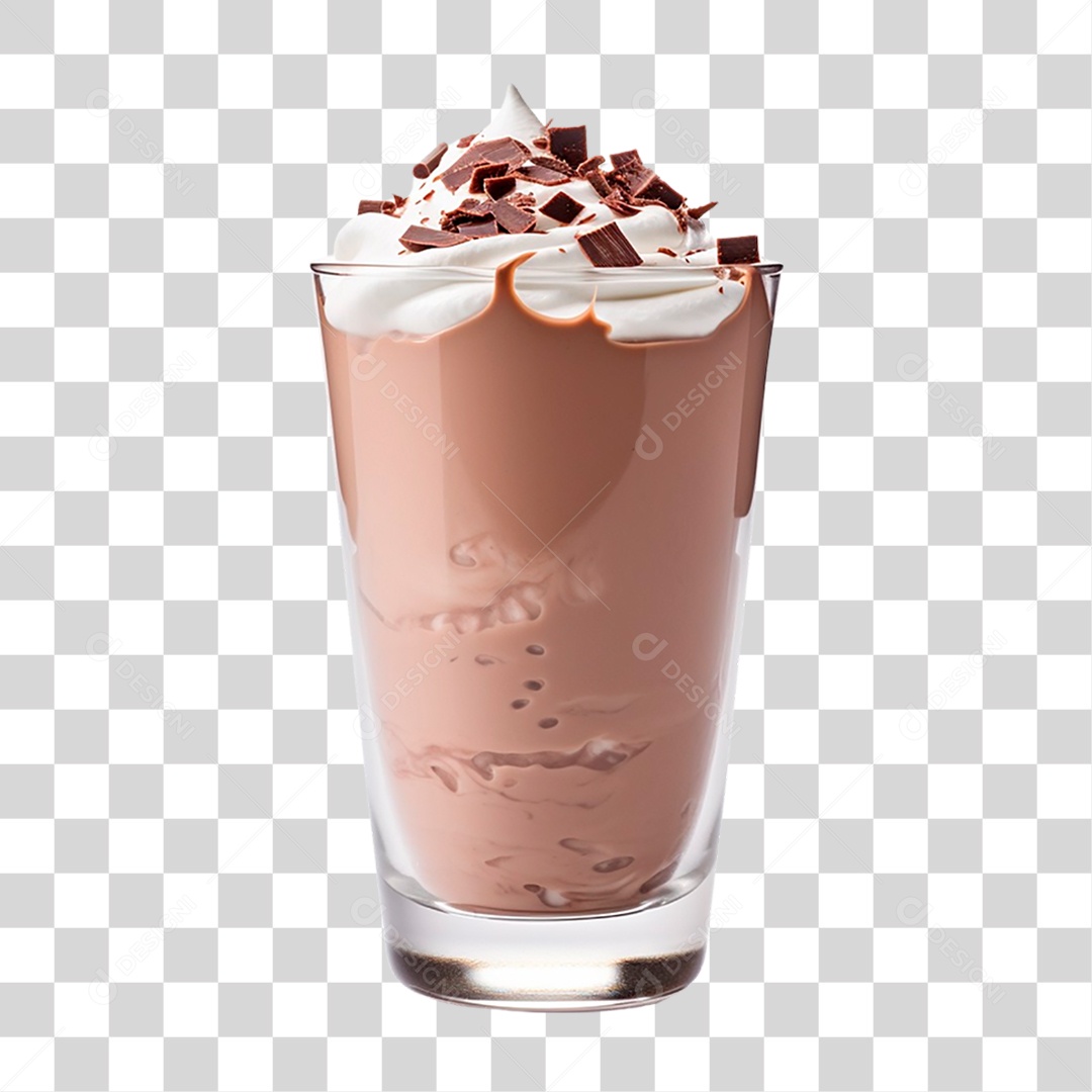 Copo de Cappuccino PNG Transparente