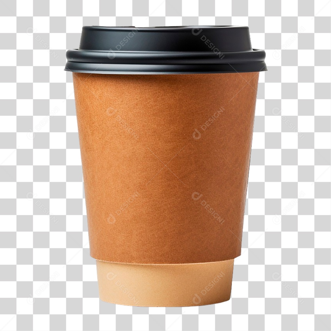 Copo de Cappuccino PNG Transparente