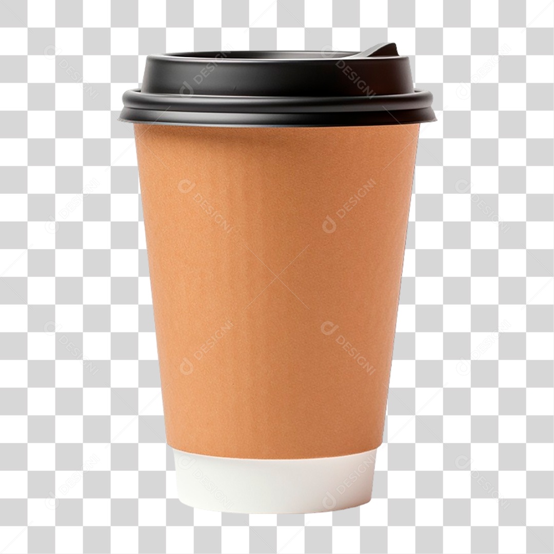 Copo de Cappuccino PNG Transparente