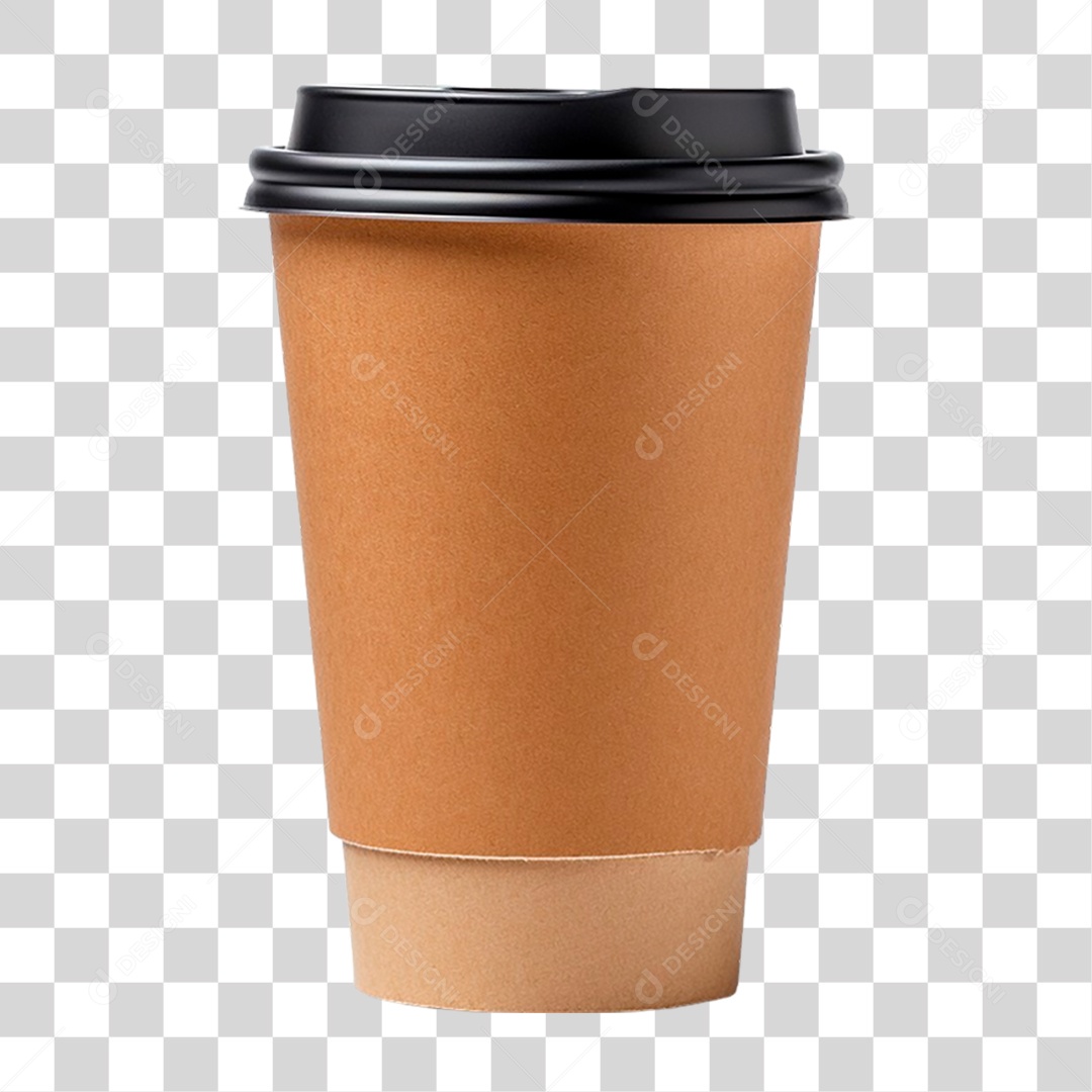 Copo de Cappuccino PNG Transparente