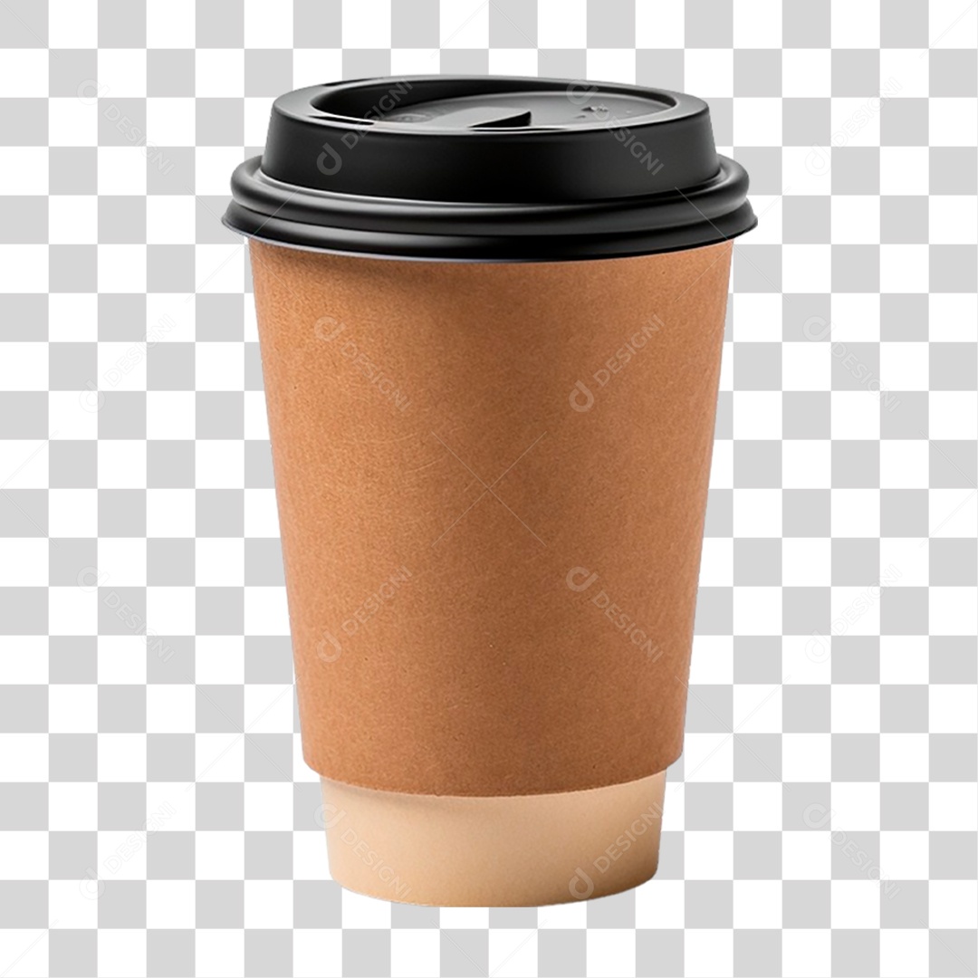 Copo de Cappuccino PNG Transparente