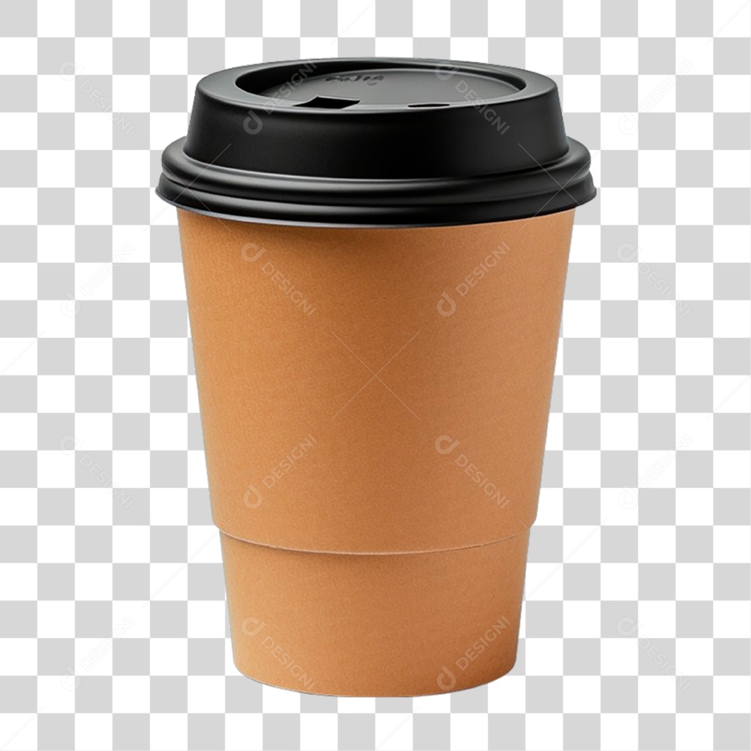 Copo de Cappuccino PNG Transparente