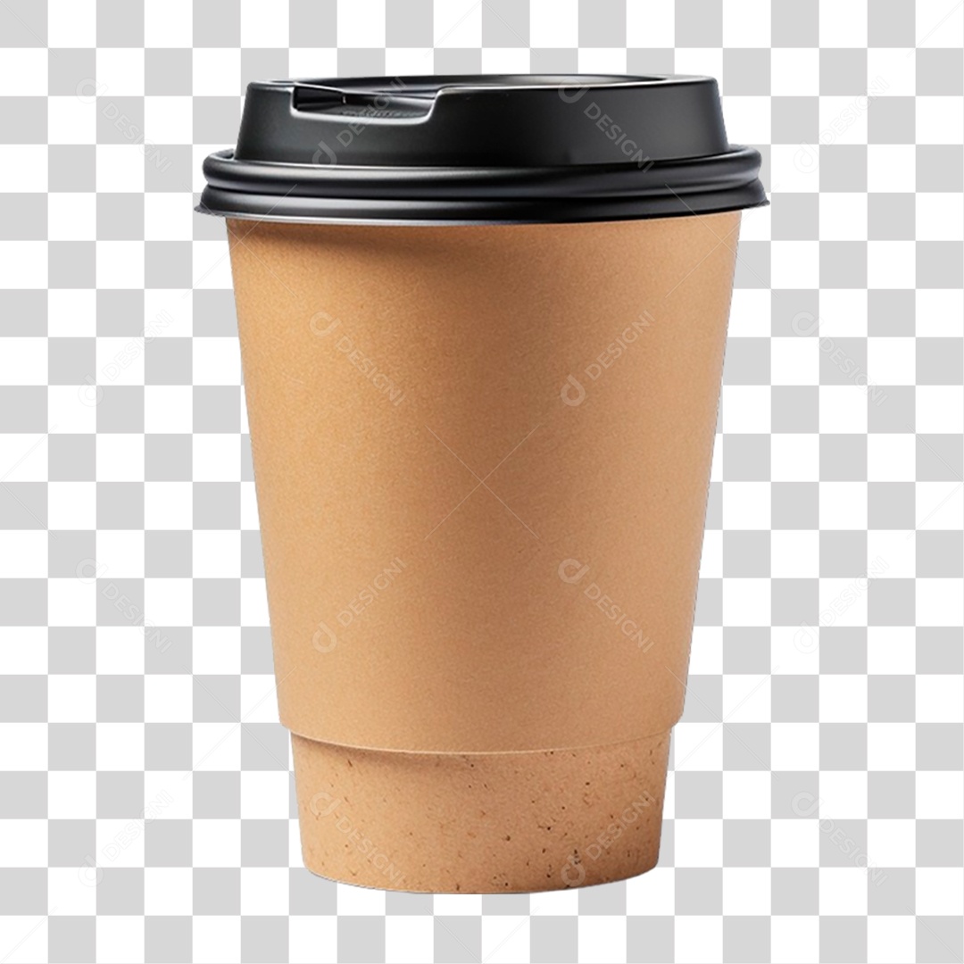 Copo de Cappuccino PNG Transparente