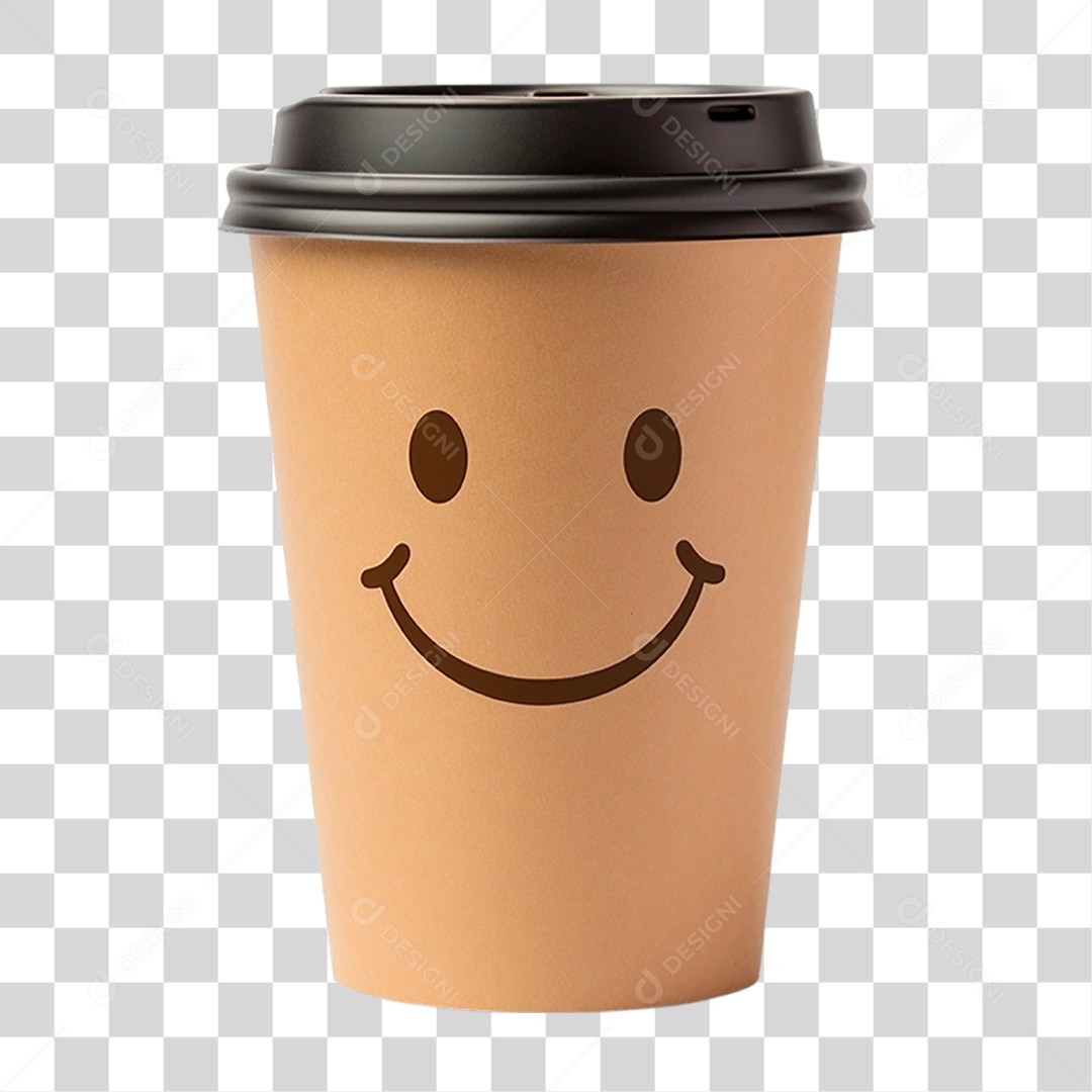 Copo de Cappuccino PNG Transparente