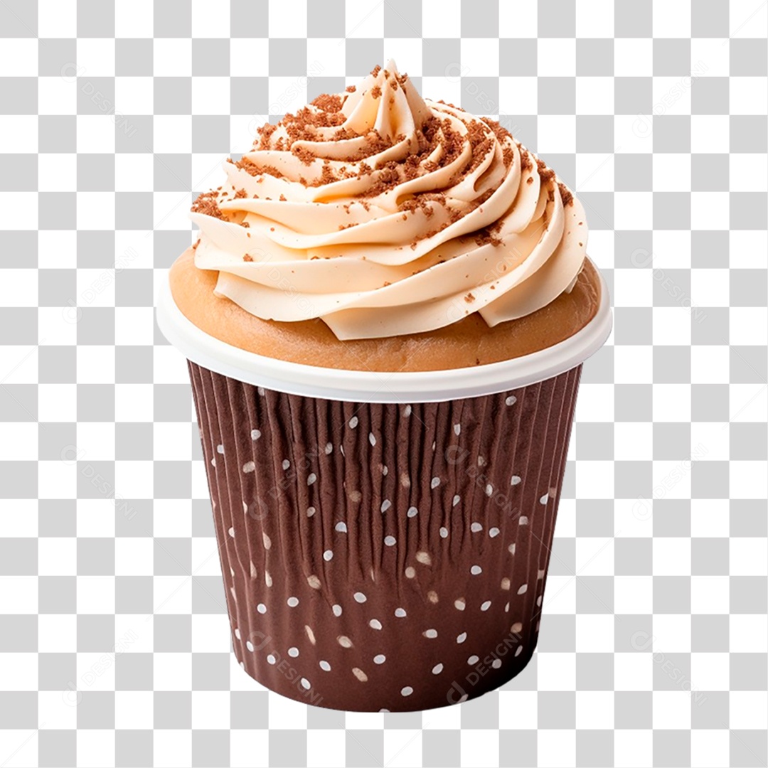 Copo de Cappuccino PNG Transparente