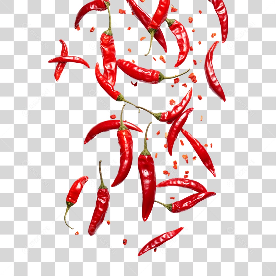 Pimentas Maduras PNG Transparente