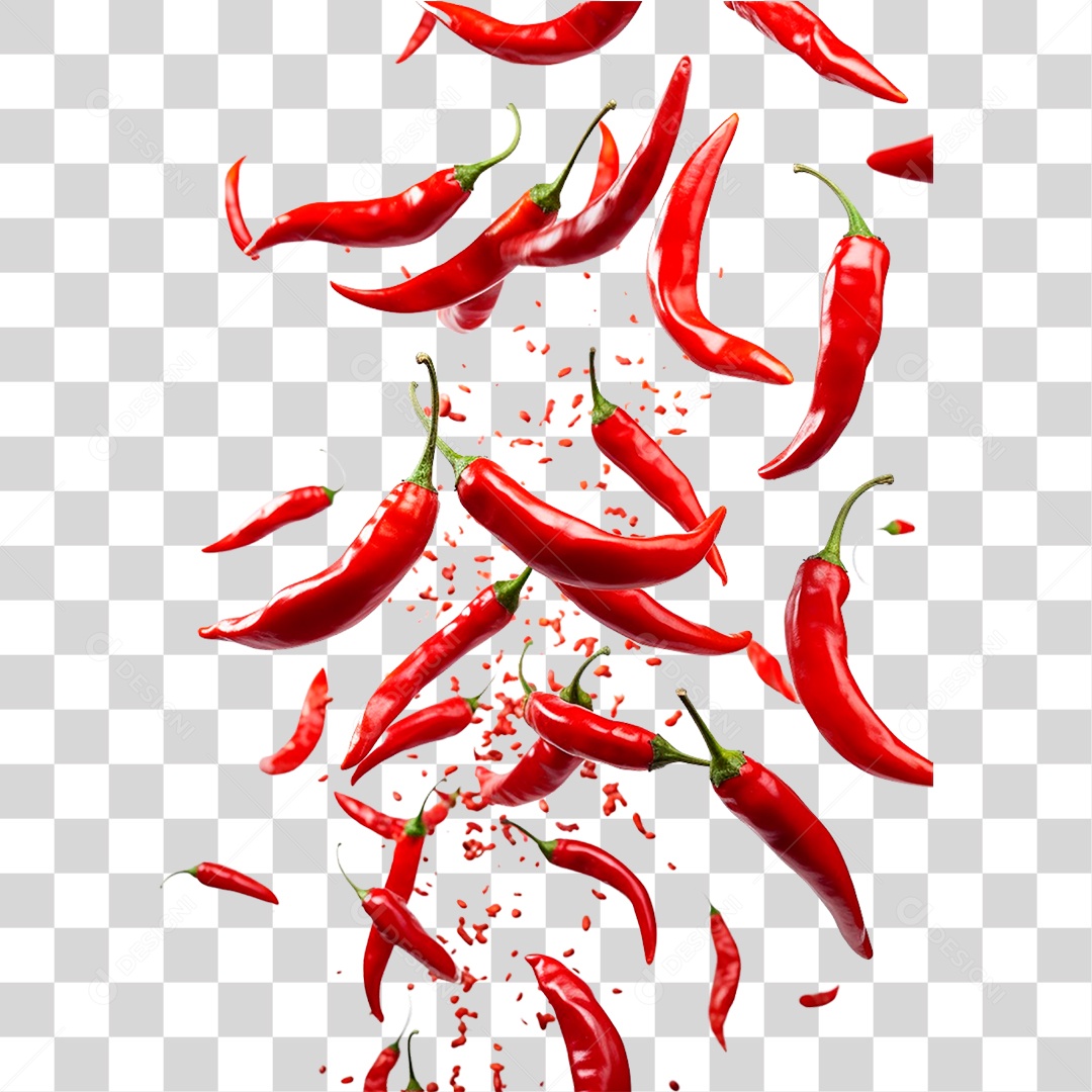 Pimentas Maduras PNG Transparente