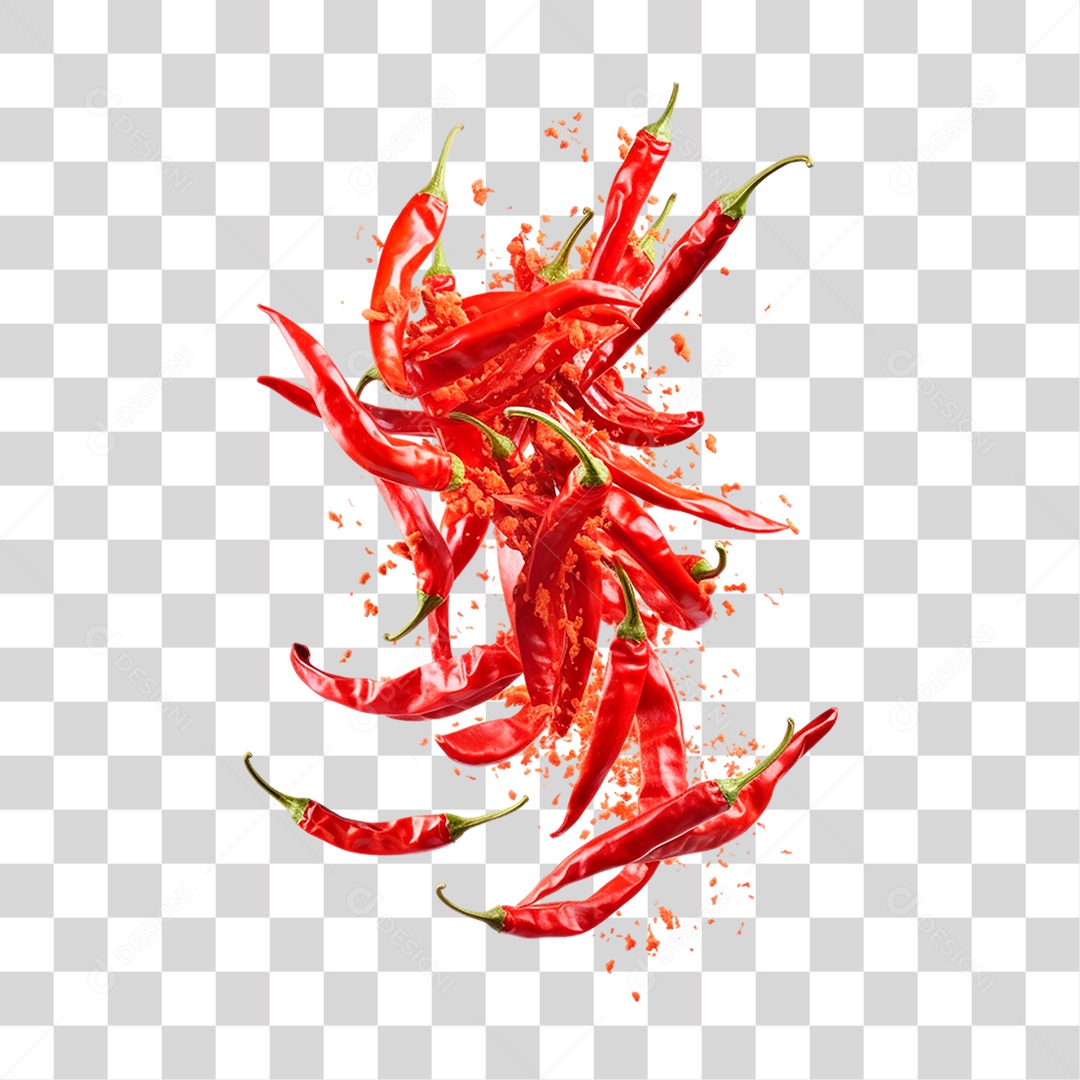 Pimentas Maduras PNG Transparente