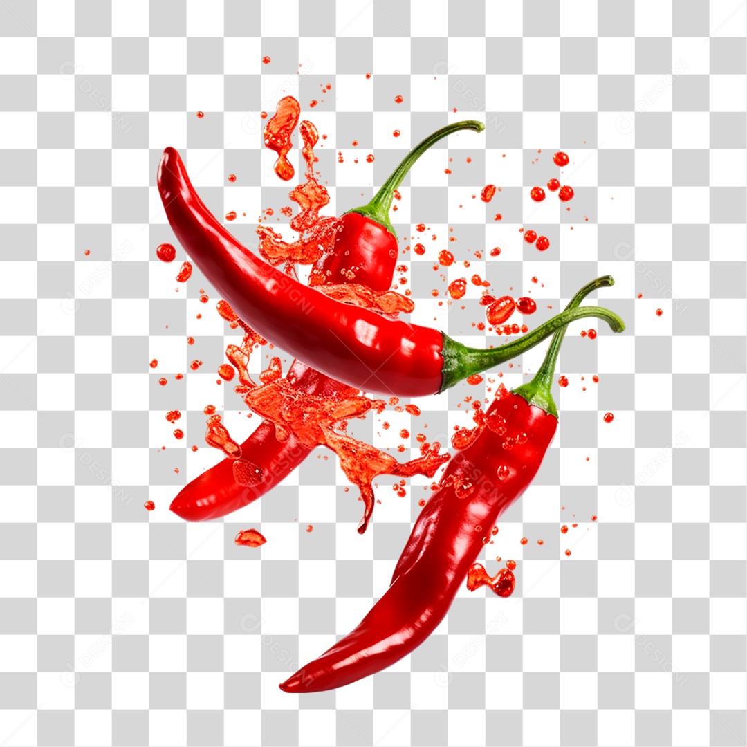 Pimentas Maduras PNG Transparente