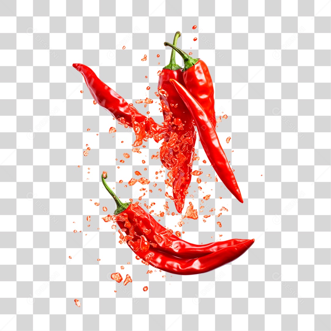 Pimentas Maduras PNG Transparente