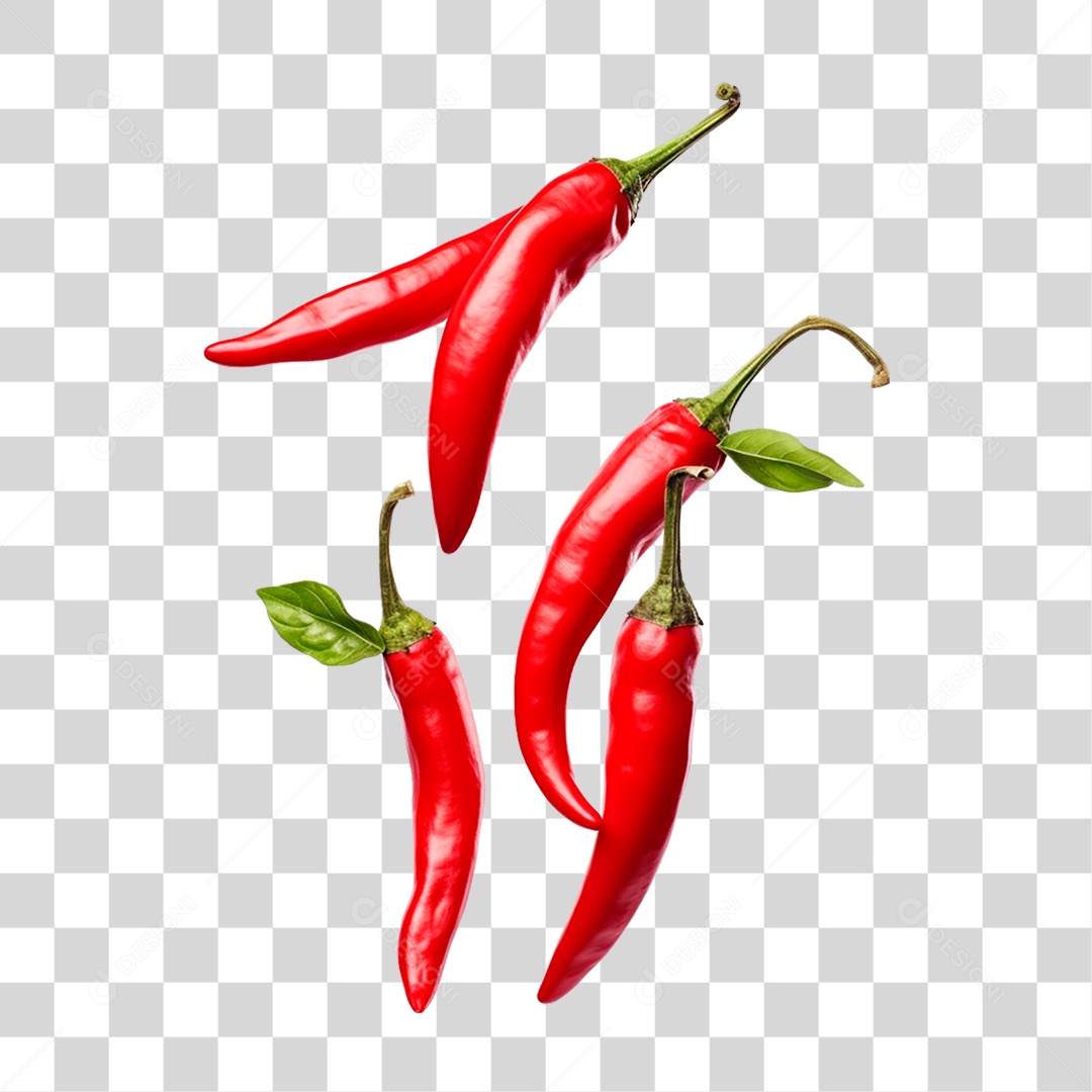 Pimentas Maduras PNG Transparente
