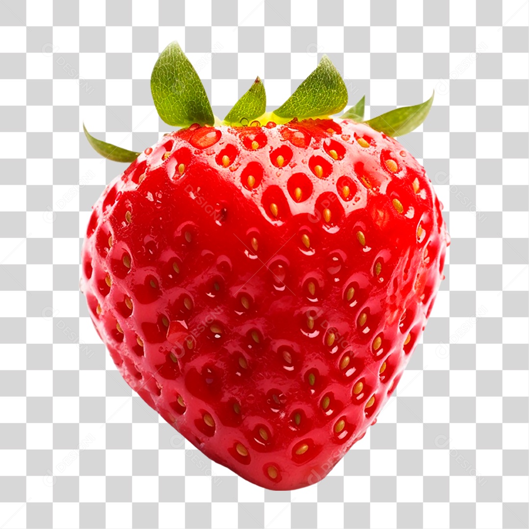 Fruta Morango PNG Transparente