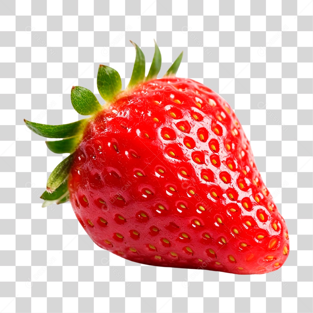 Fruta Morango PNG Transparente