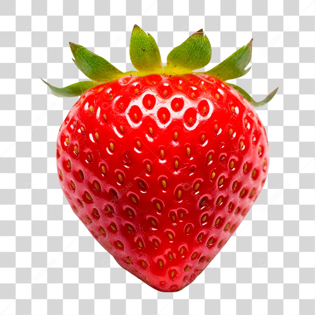 Fruta Morango PNG Transparente