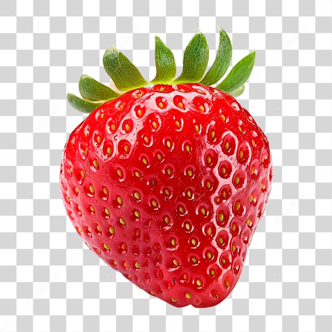Fruta Morango PNG Transparente