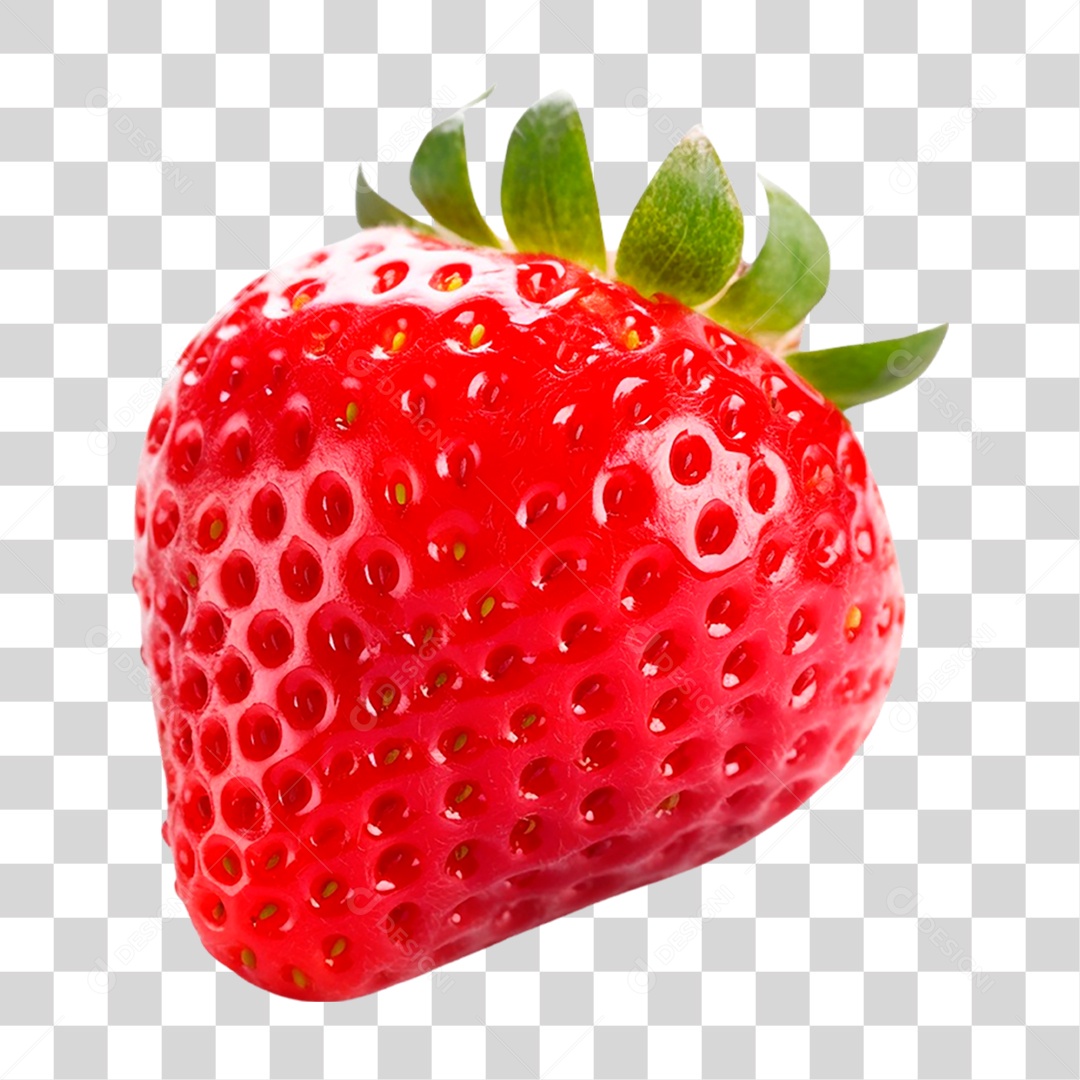 Fruta Morango PNG Transparente