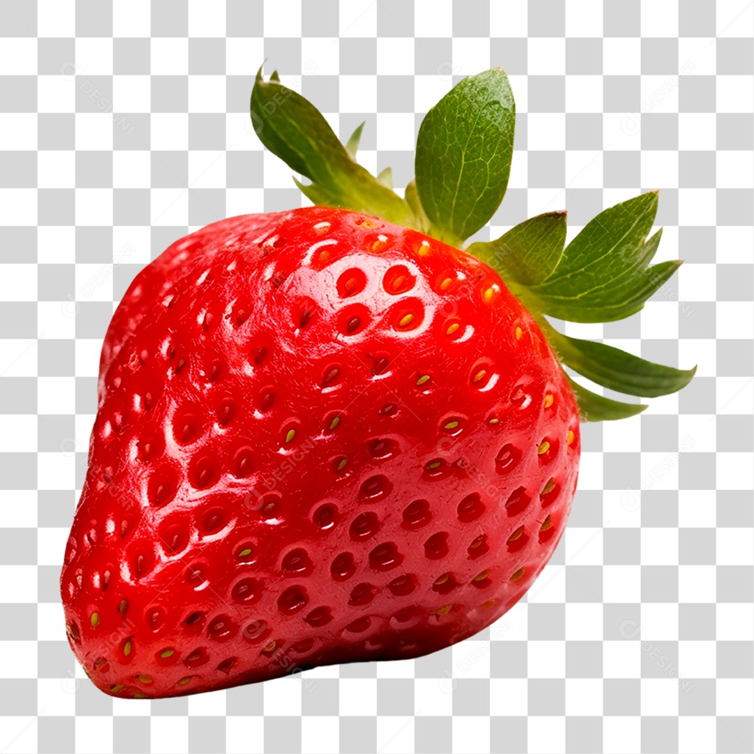 Fruta Morango PNG Transparente