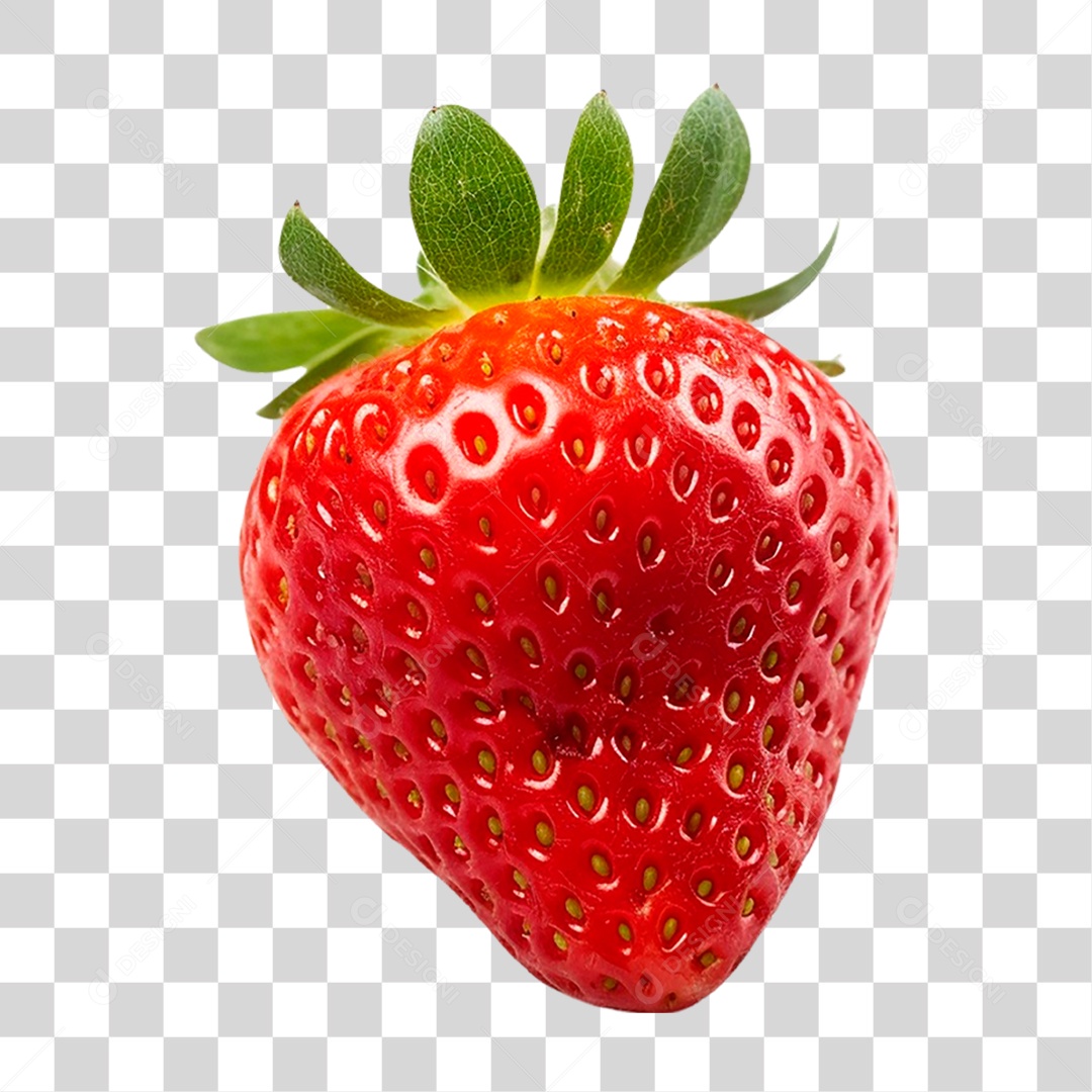 Fruta Morango PNG Transparente