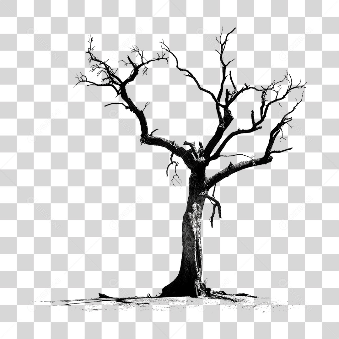 Árvore Morta PNG Transparente