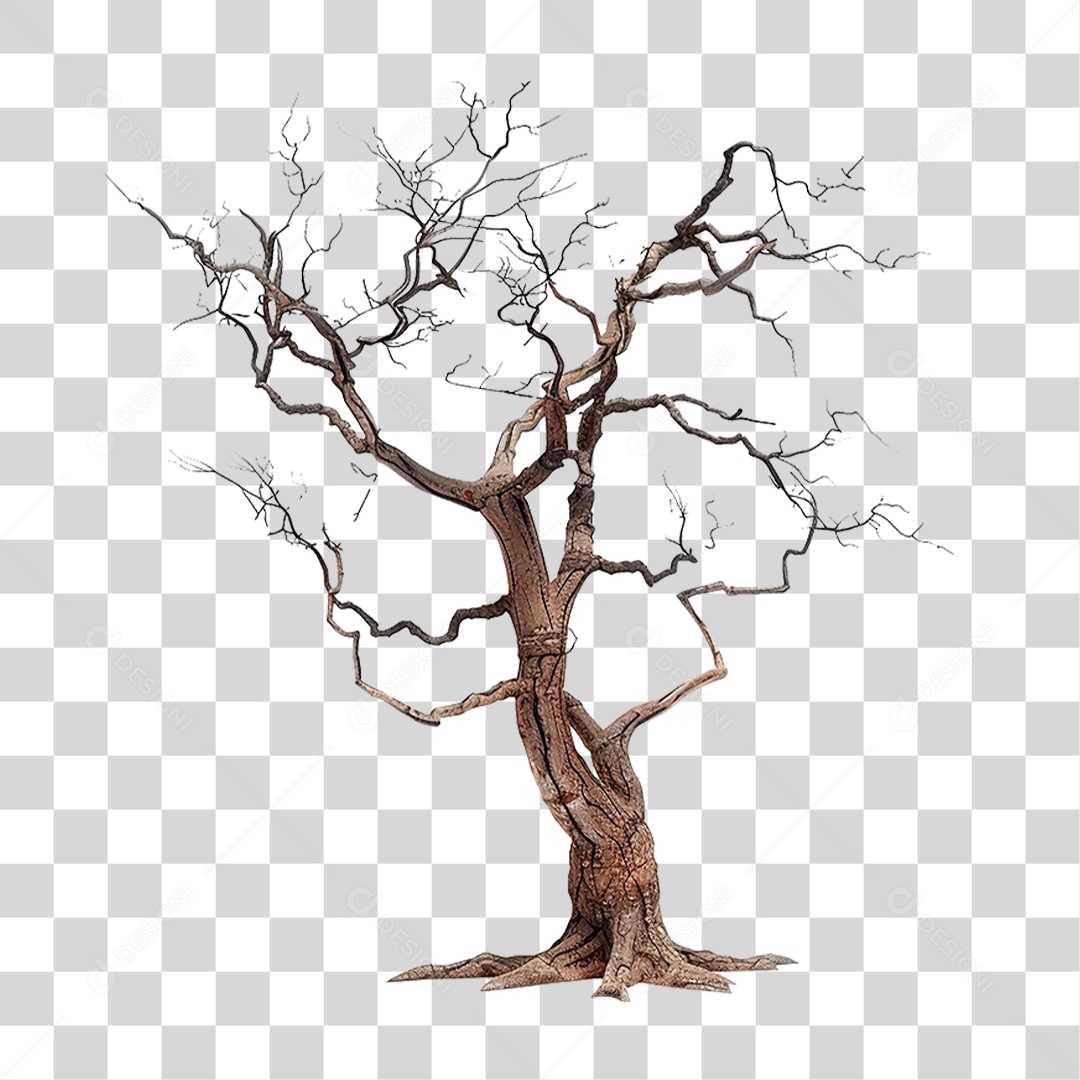 Árvore Morta PNG Transparente