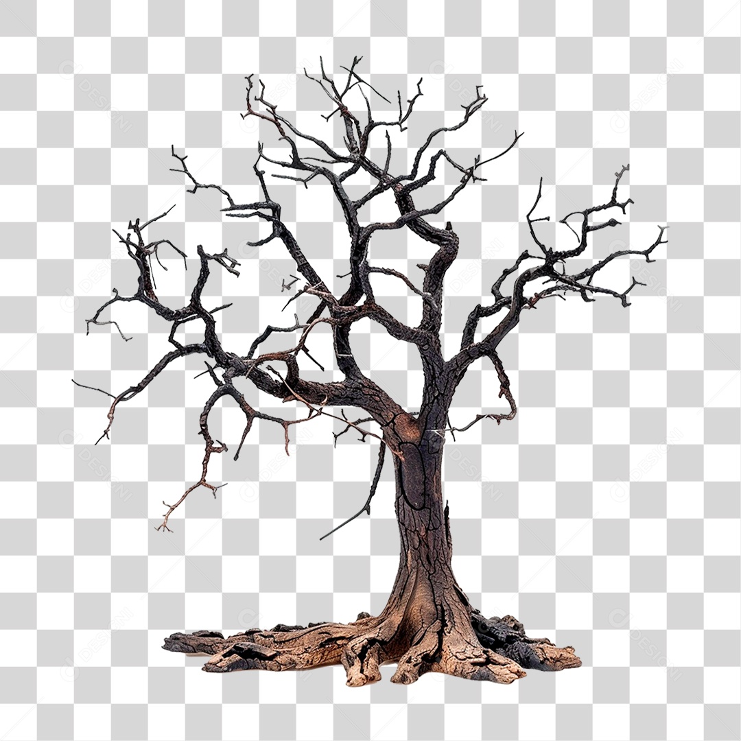 Árvore Morta PNG Transparente