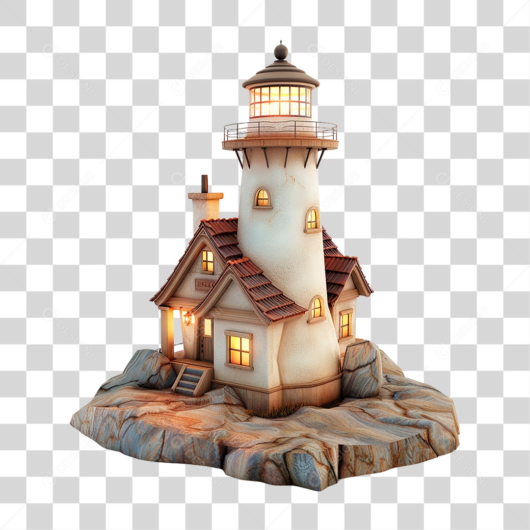 Farol Antigo PNG Transparente